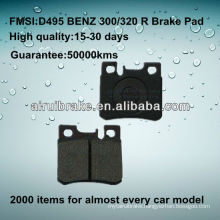 D495 OE QUALITY low metal car disc brake pad for BENZ 190D/190E